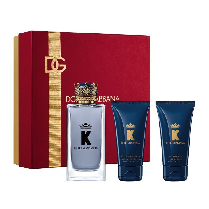 8054754400595.jpg Dolce & Gabbana Xmas 24 K Men Edt 100Ml+Asb 50Ml+Sg 50Ml - Image 1