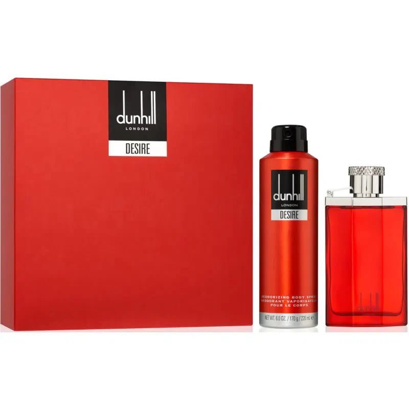 DDR2_1800x1800_1-966687.jpg Dunhill Desire Red Men Giftset EDT 100Ml Body Spray 226Ml - Image 1
